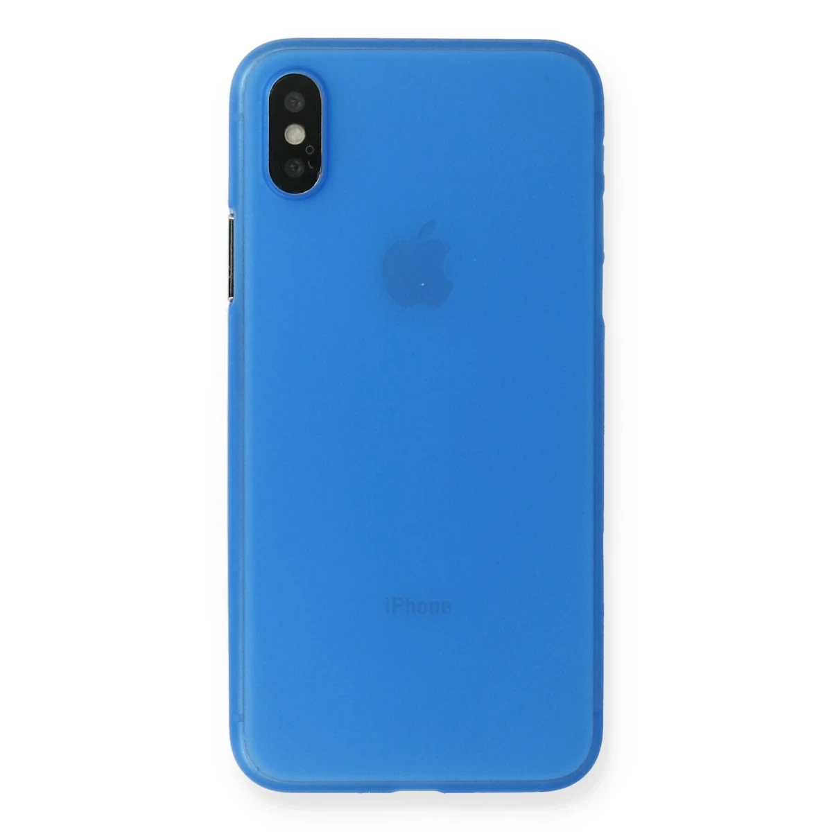 Apple iPhone XS Max Kılıf PP Ultra İnce Kapak - Mavi