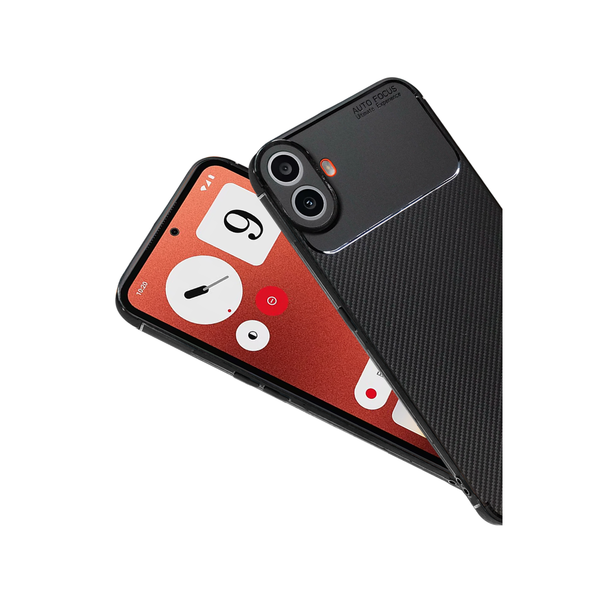 Nothing Phone Nothing CMF Phone 1 Auto Focus Karbon Kapak - Siyah