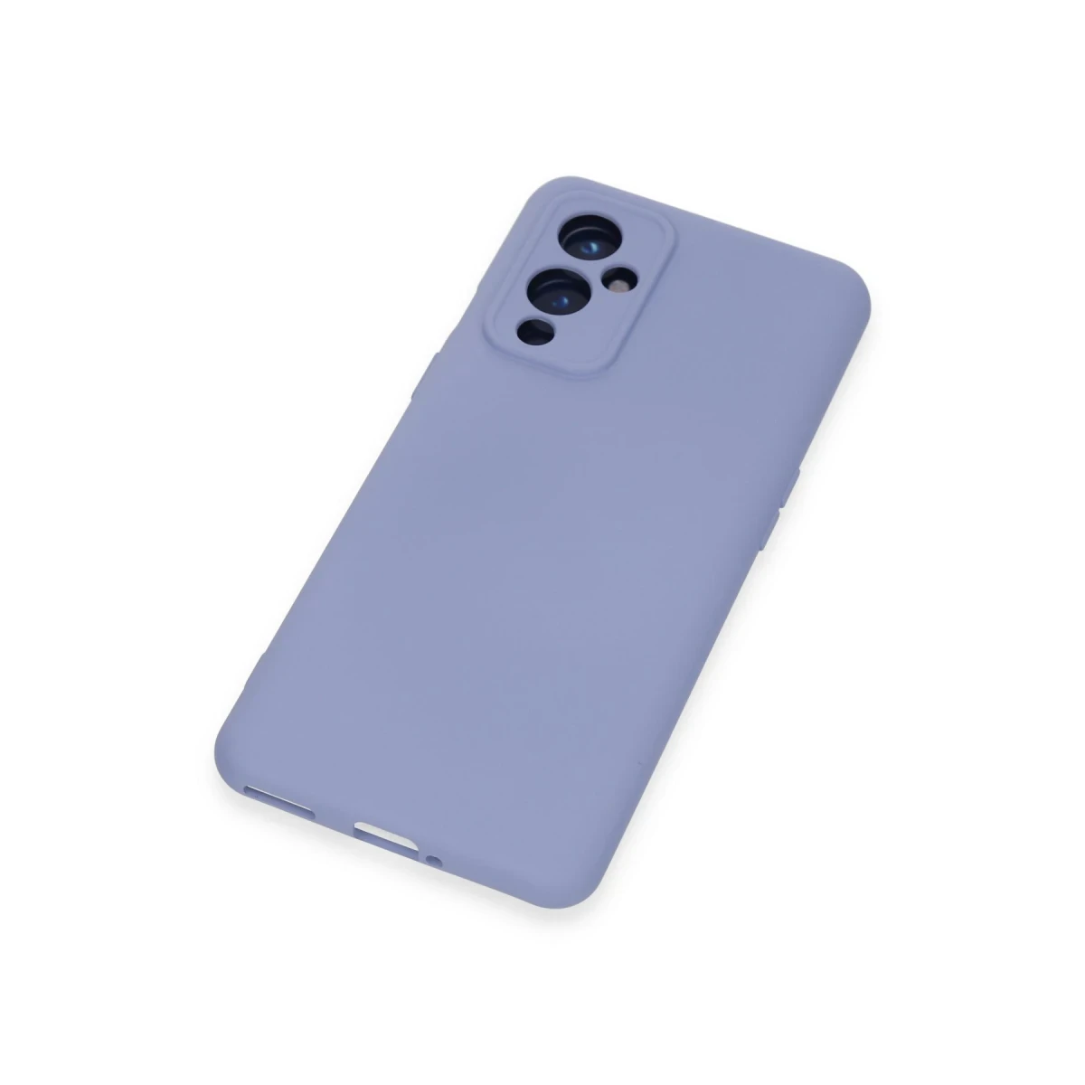 One Plus 9 Kılıf Nano içi Kadife Silikon - Lila