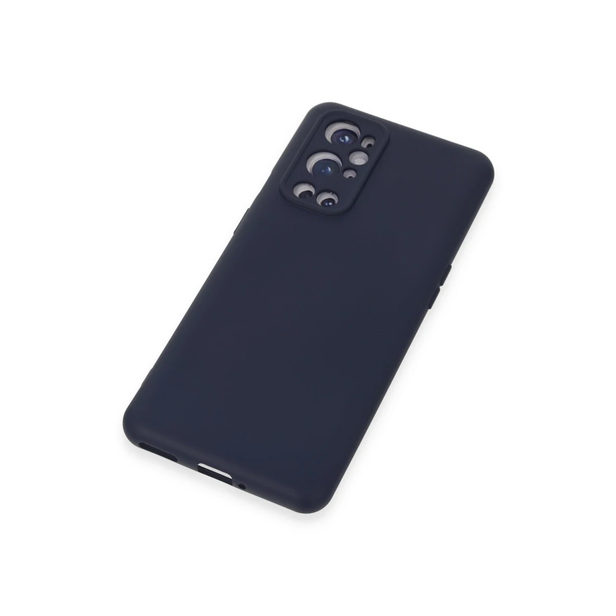 One Plus 9 Pro Kılıf Nano içi Kadife Silikon - Lacivert