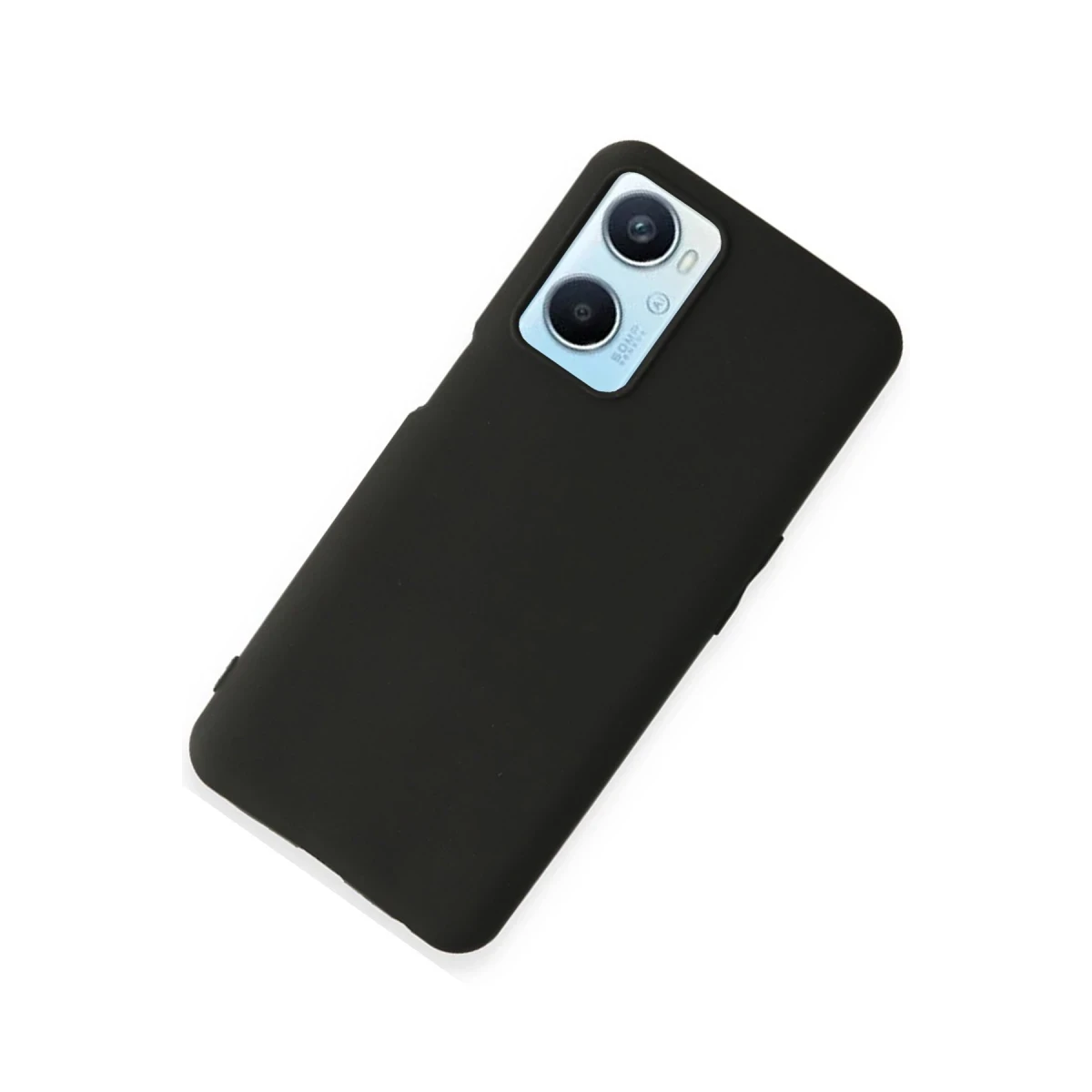 Oppo A96 Kılıf First Silikon - Siyah