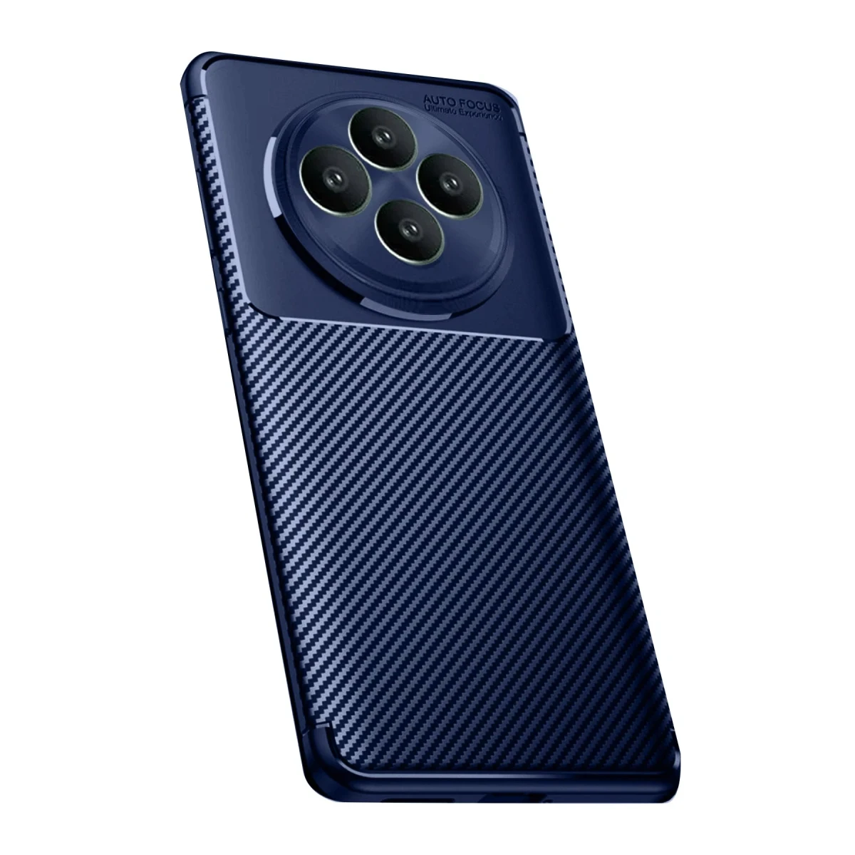 Oppo Reno 11 FS Kılıf Auto Focus Karbon Kapak - Lacivert