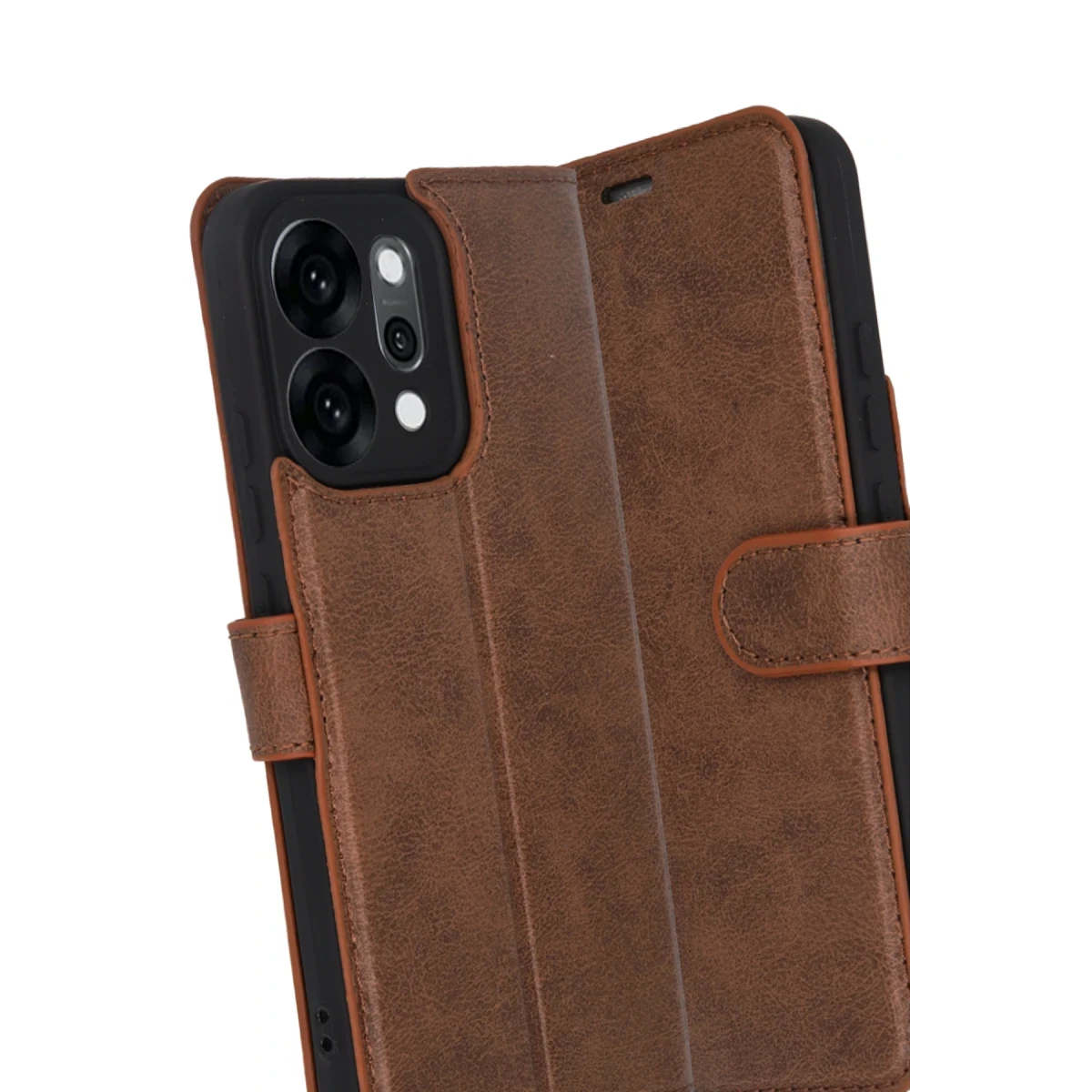 Oppo Reno 14 Trend S Plus Kapaklı Kılıf - Taba