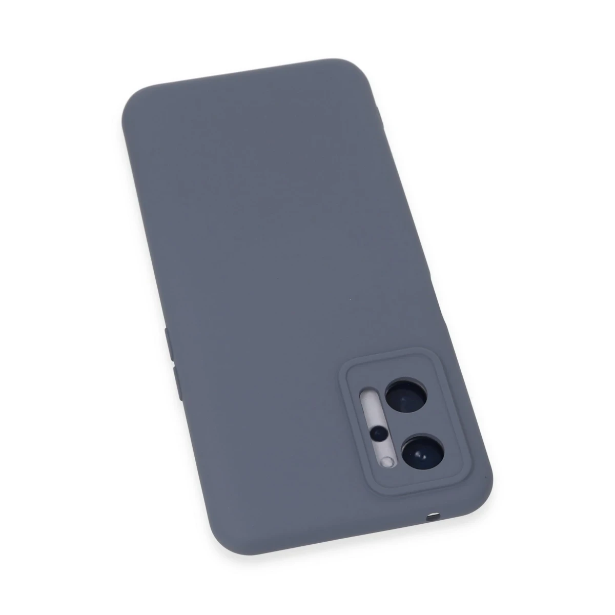 Realme 9i 4G Kılıf Nano içi Kadife Silikon - Gri