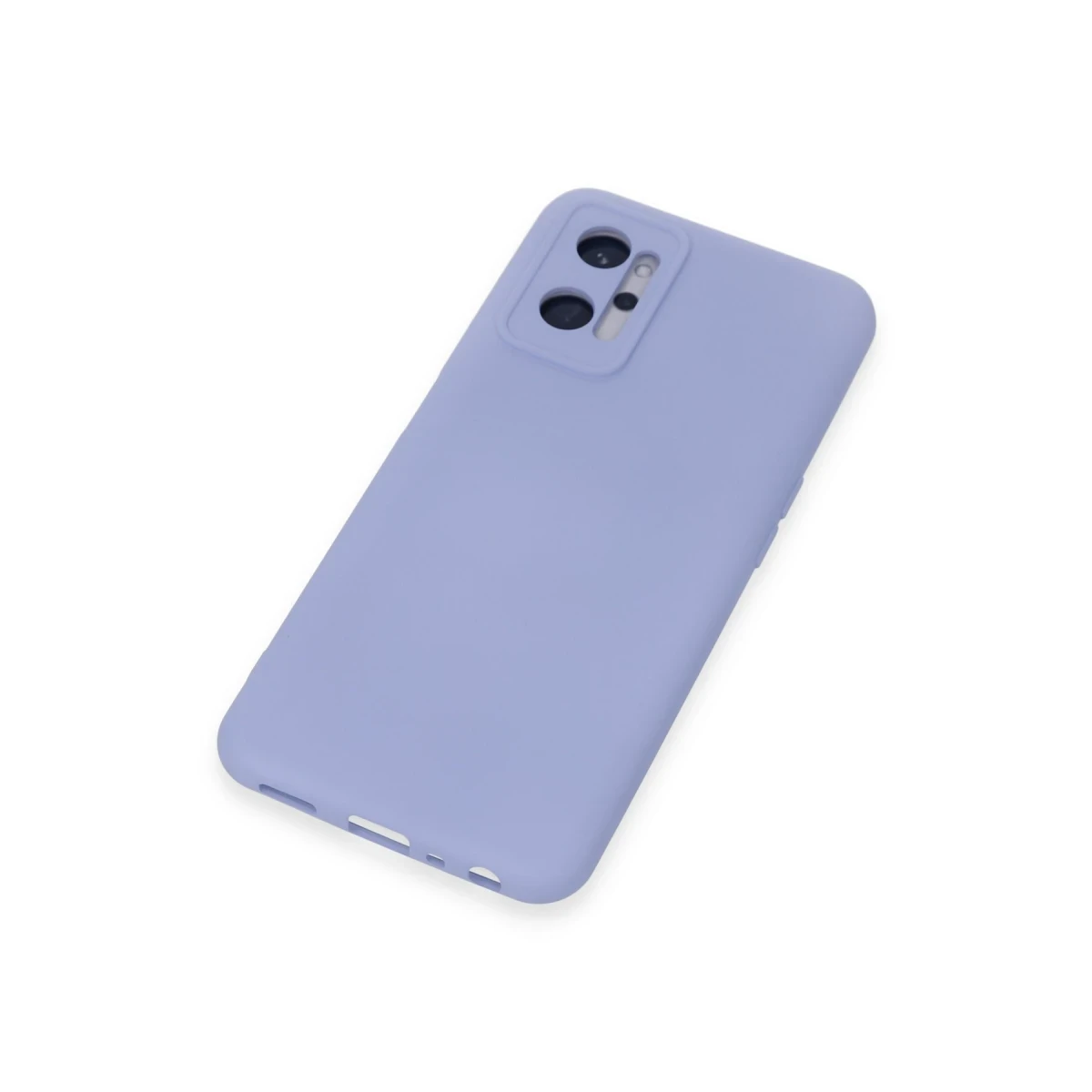 Realme 9i 4G Kılıf Nano içi Kadife Silikon - Lila