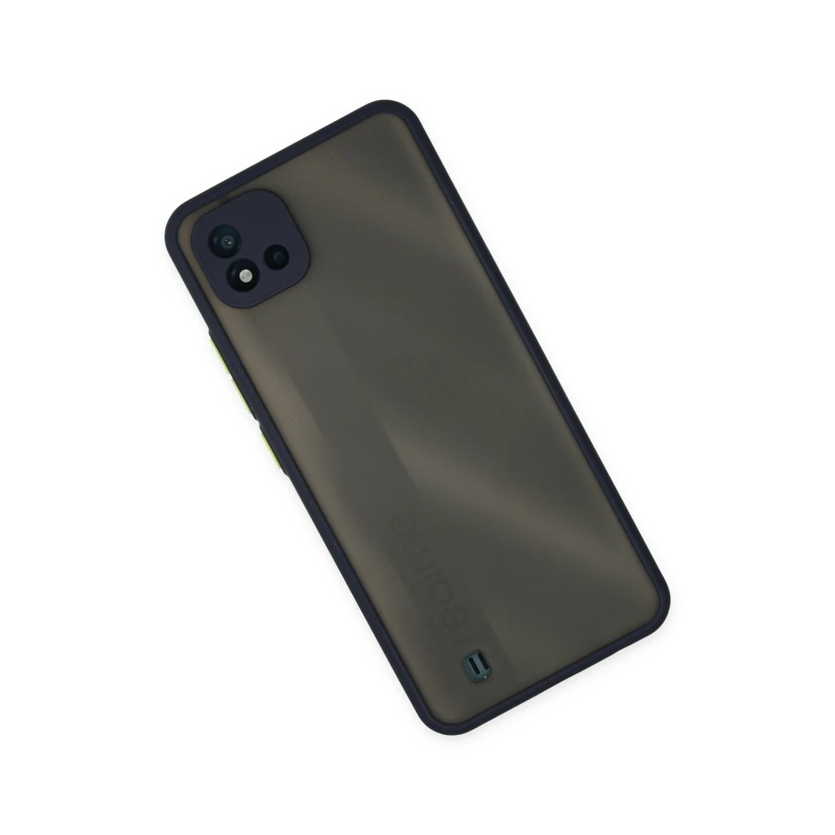 Realme C11 2021 Kılıf Montreal Silikon Kapak - Lacivert