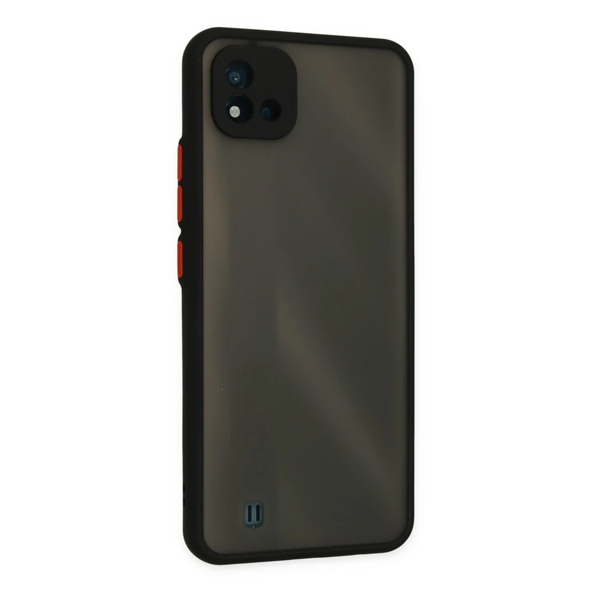 Realme C11 2021 Kılıf Montreal Silikon Kapak - Siyah