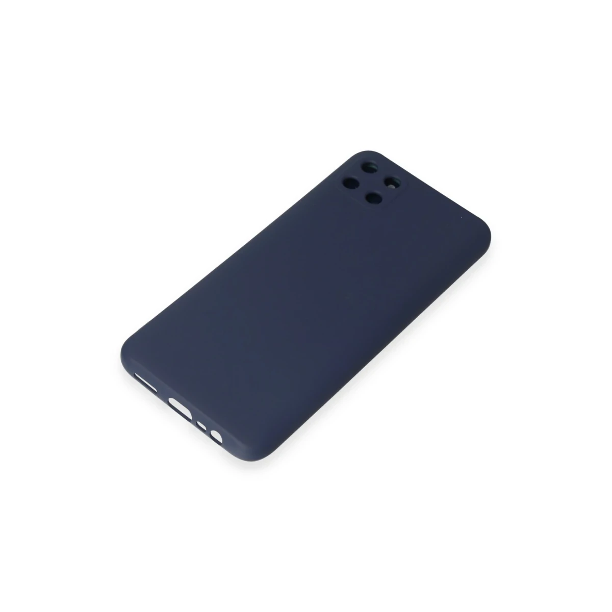 Realme C11 Kılıf Nano içi Kadife Silikon - Lacivert