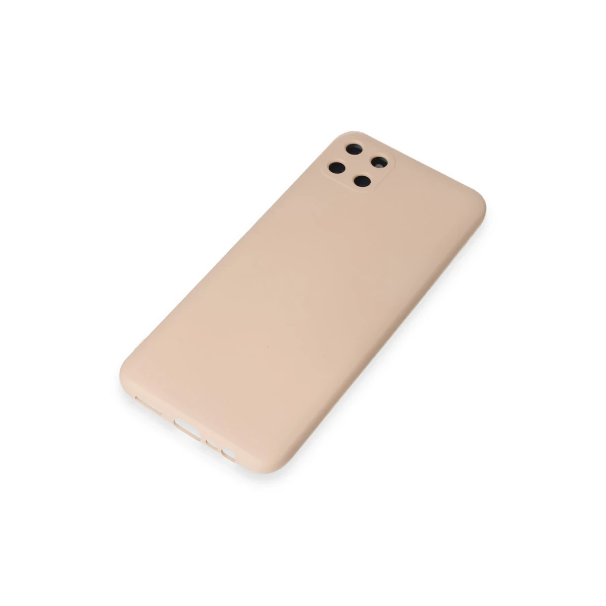 Realme C11 Kılıf Nano içi Kadife Silikon - Pudra