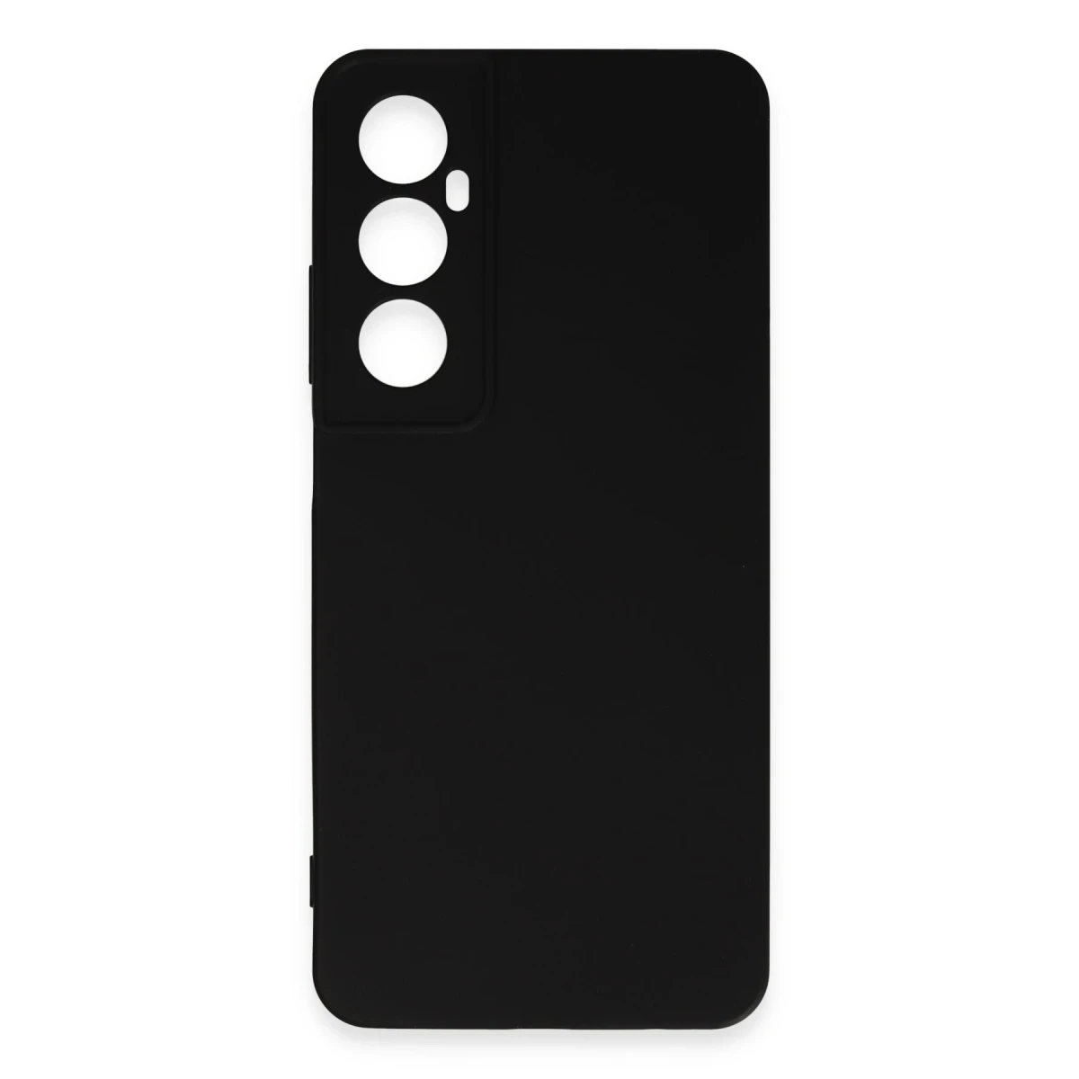 Realme C65 Kılıf First Silikon - Siyah