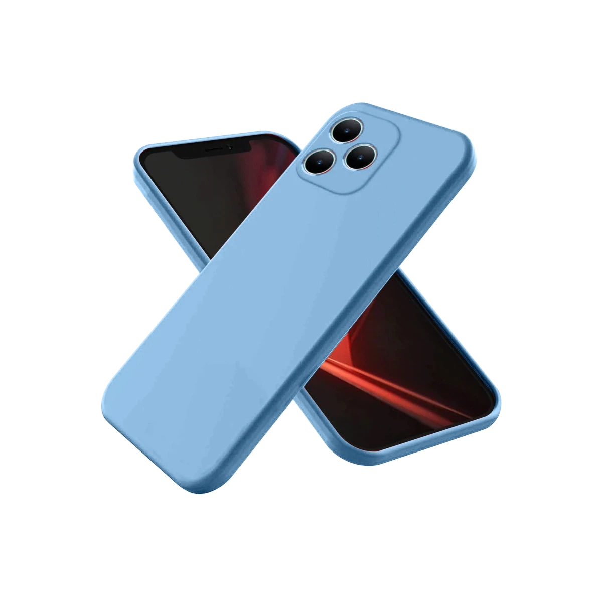 Realme Note 50 4G Kılıf First Silikon - Mavi
