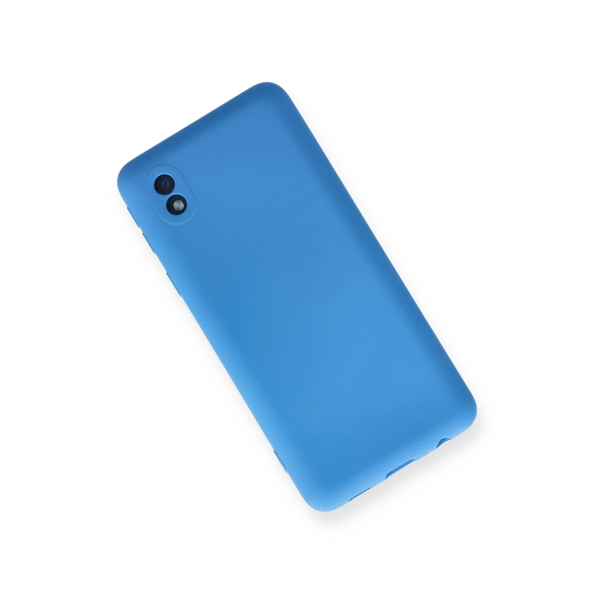 Samsung Galaxy A01 Core Kılıf Nano içi Kadife Silikon - Mavi