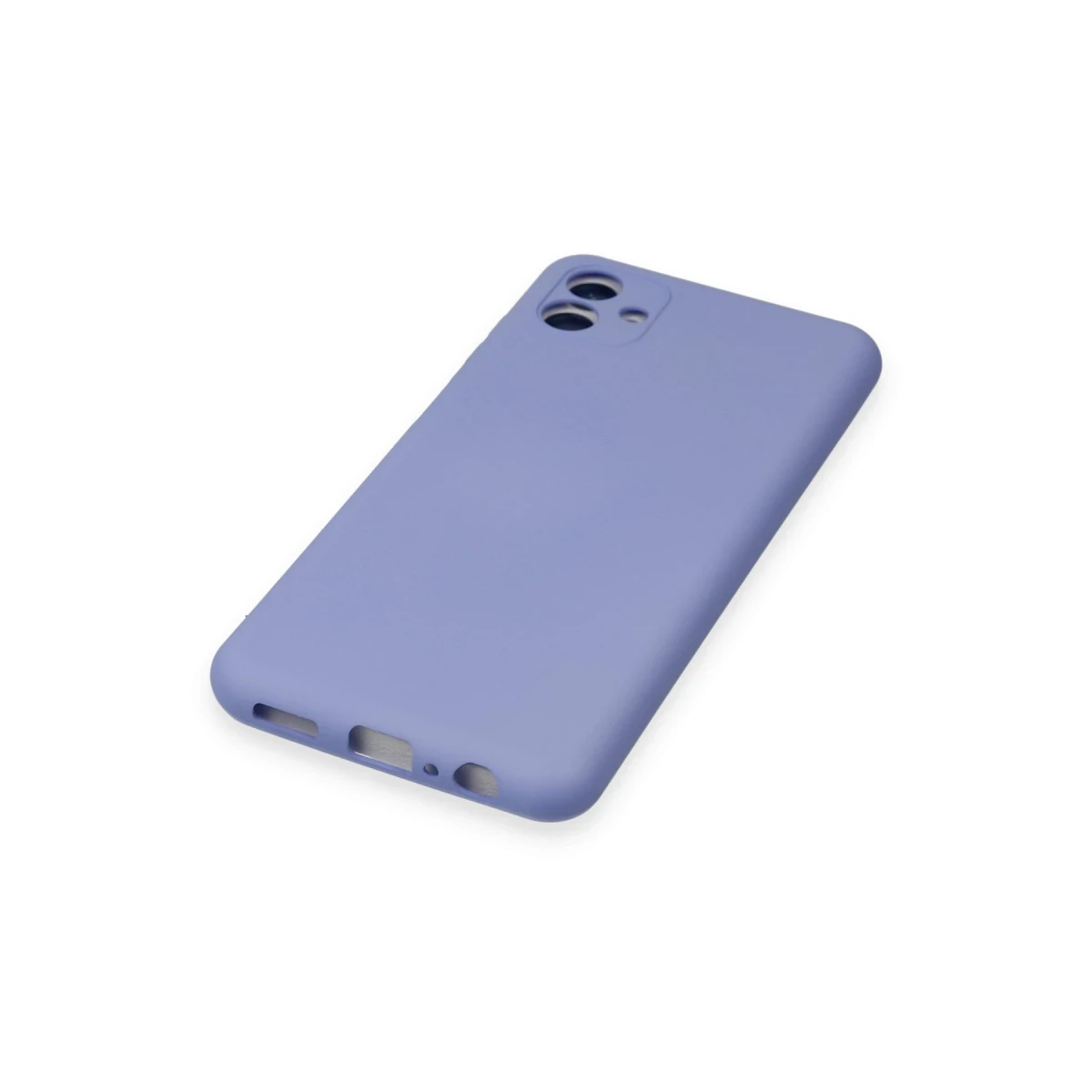 Samsung Galaxy A04 Kılıf Nano içi Kadife Silikon - Lila