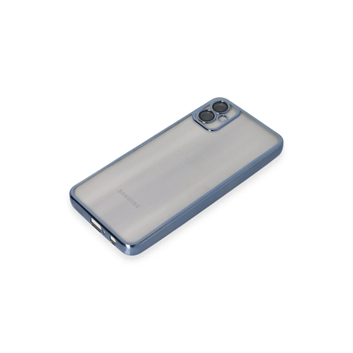 Samsung Galaxy A05 Kılıf Razer Lensli Silikon - Lacivert