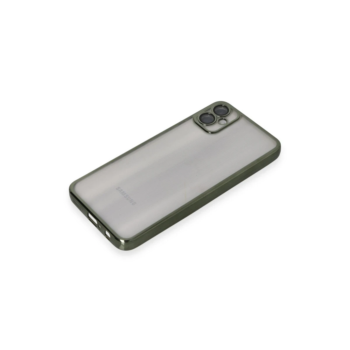 Samsung Galaxy A05 Kılıf Razer Lensli Silikon - Yeşil