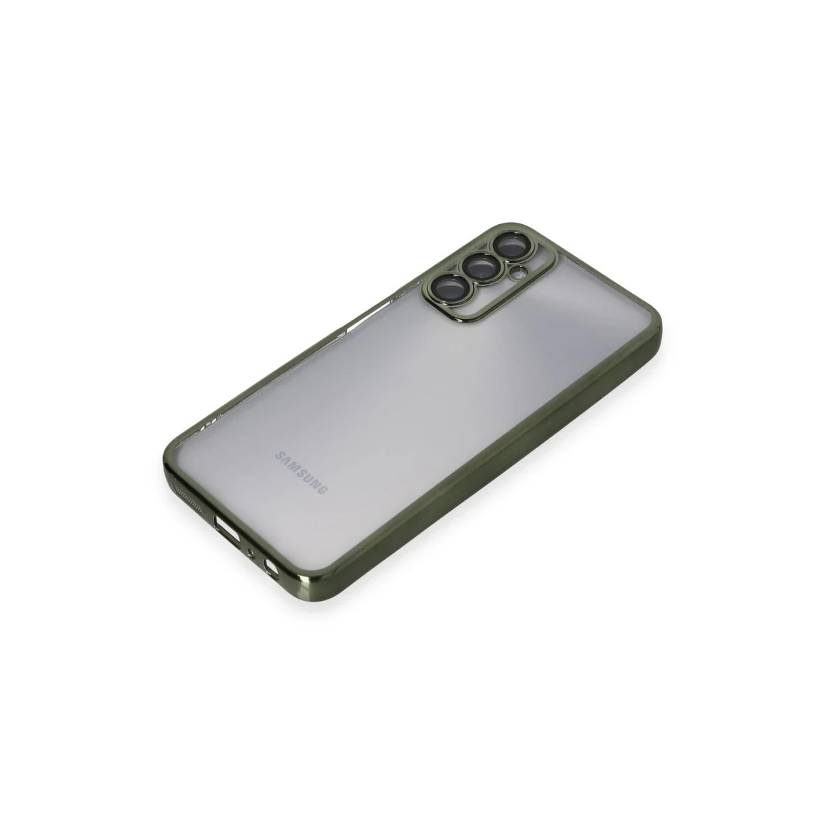 Samsung Galaxy A05S Kılıf Razer Lensli Silikon - Yeşil