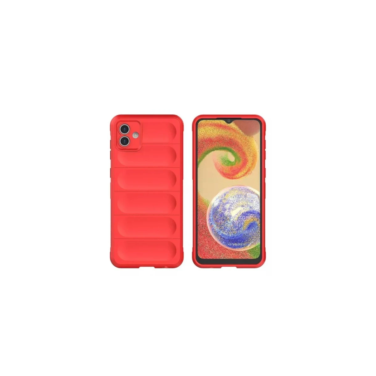 Samsung Galaxy A06 Kılıf Optimum Silikon - Kırmızı
