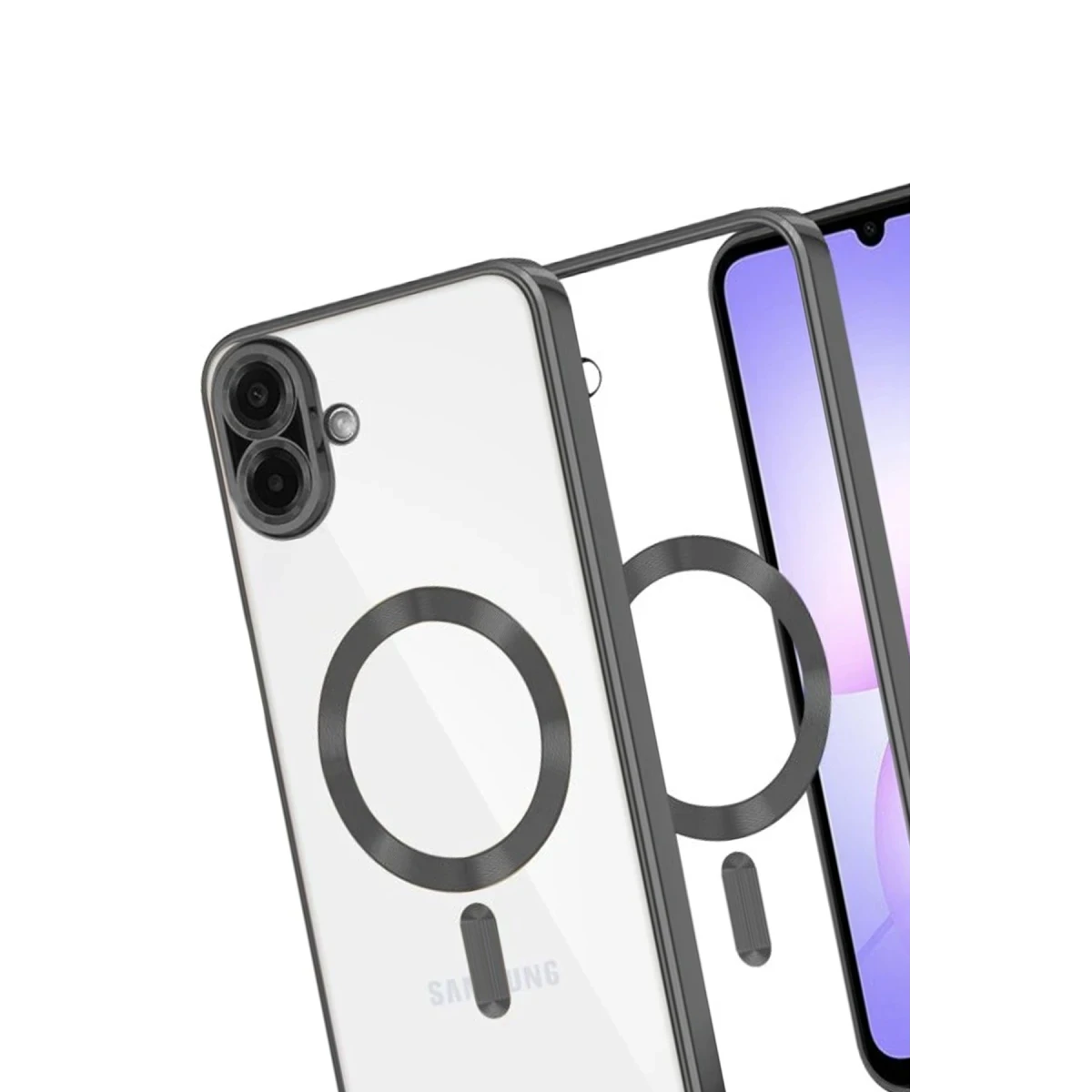 Samsung Galaxy A07 4G Kross Magneticsafe Kapak - Siyah