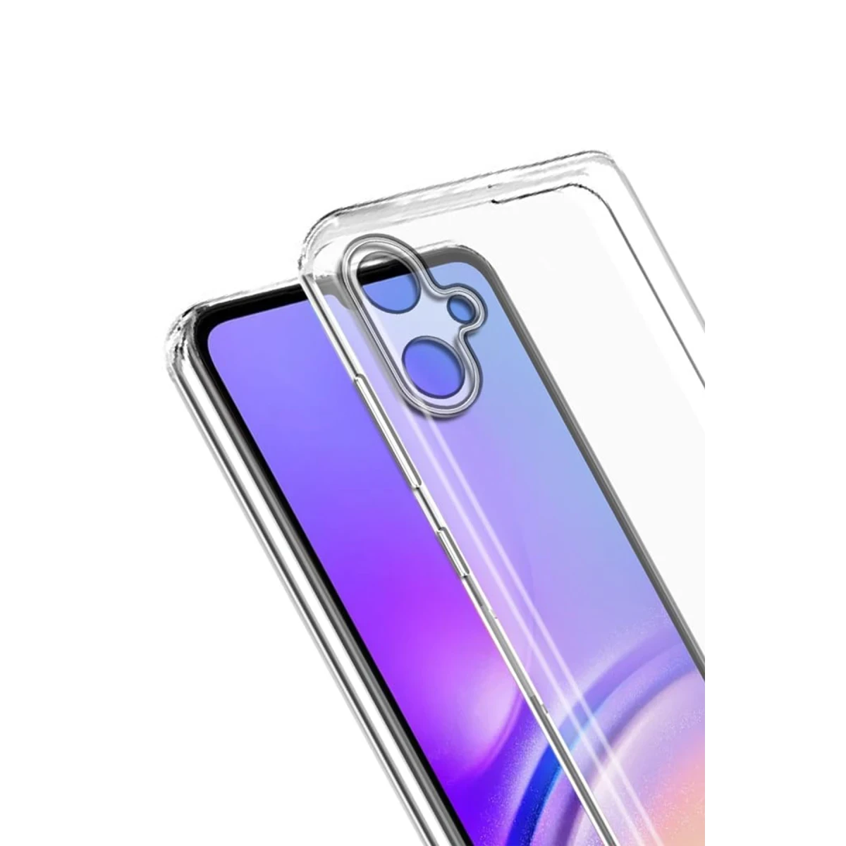 Samsung Galaxy A07 4G Lüx Şeffaf Silikon - Şeffaf