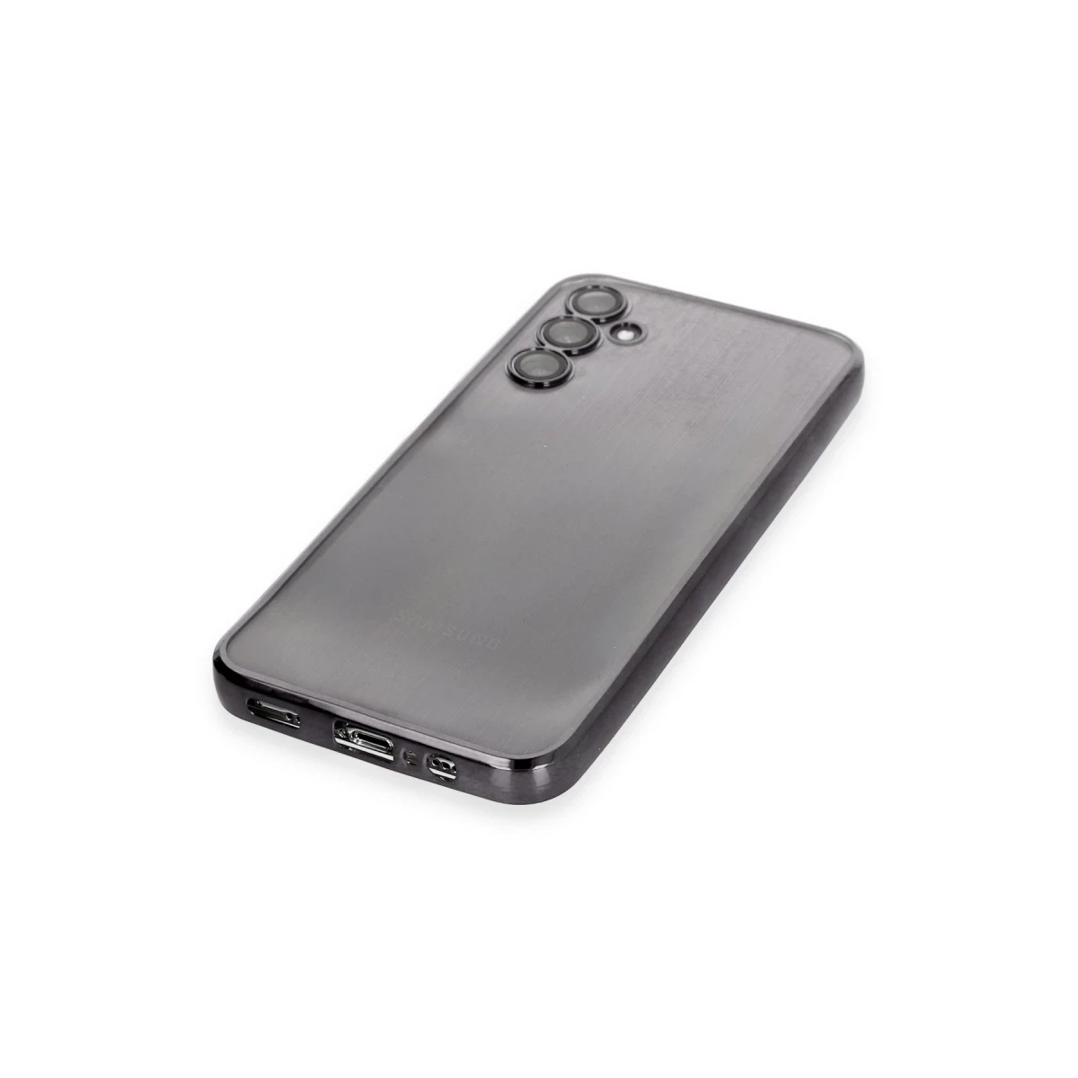 Samsung Galaxy A14 4G Kılıf Razer Lensli Silikon - Siyah
