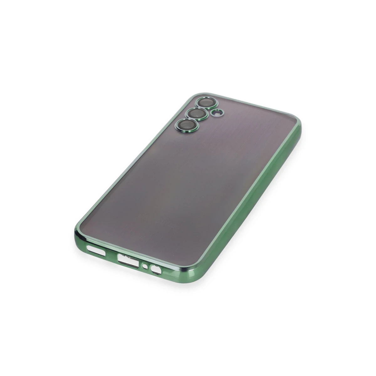 Samsung Galaxy A14 4G Kılıf Razer Lensli Silikon - Yeşil