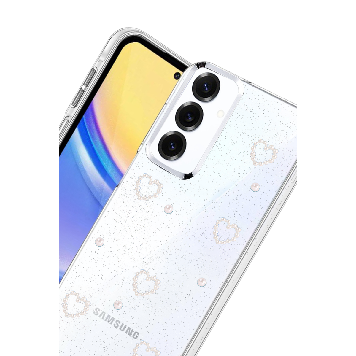 Samsung Galaxy A15 4G Fiyonk Desenli Kapak - Desen 10