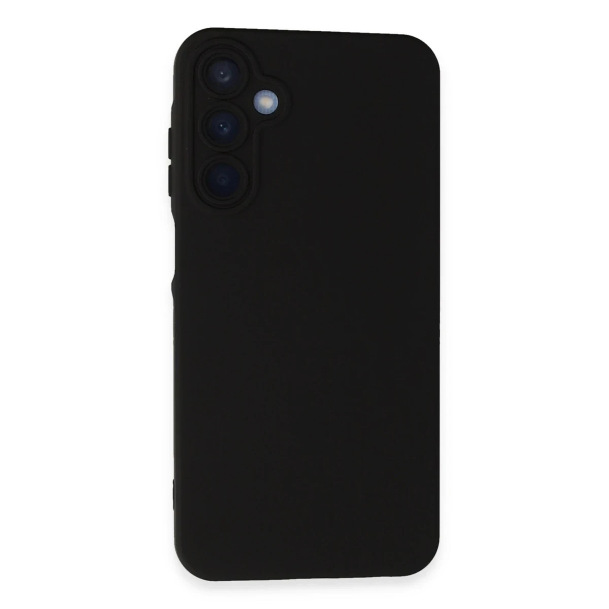 Samsung Galaxy A15 4G Kılıf Nano içi Kadife Silikon - Siyah