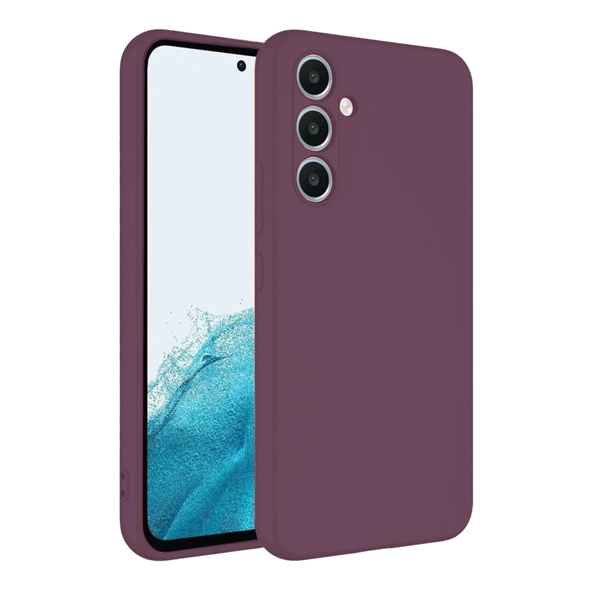 Samsung Galaxy A16 5G Kılıf First Silikon - Mürdüm