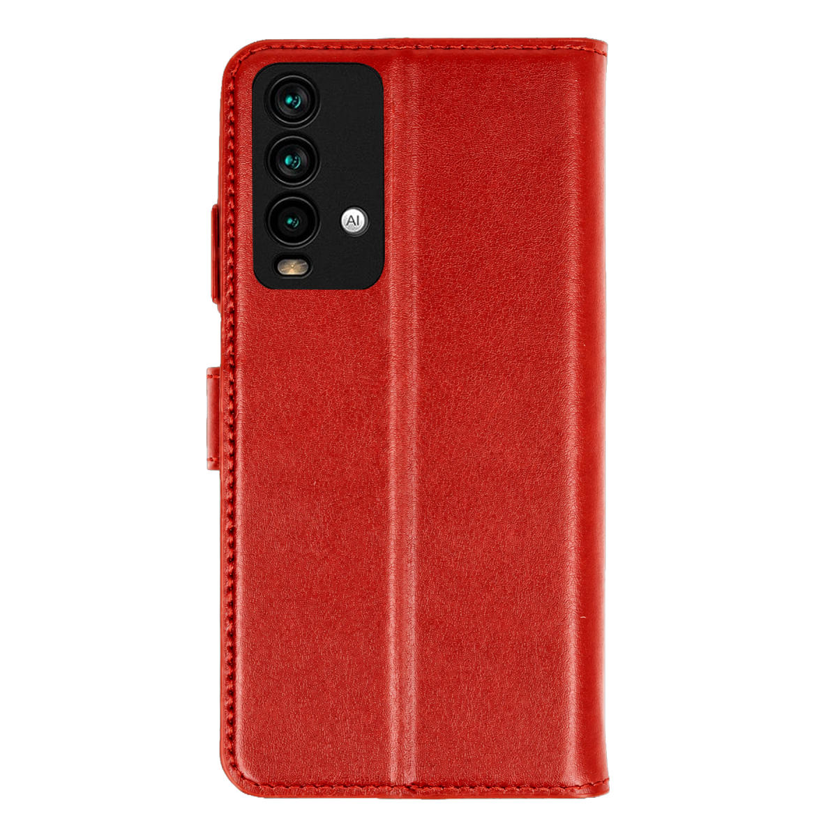 Xiaomi Redmi 9T Trend S Plus Kapaklı Kılıf - Kırmızı