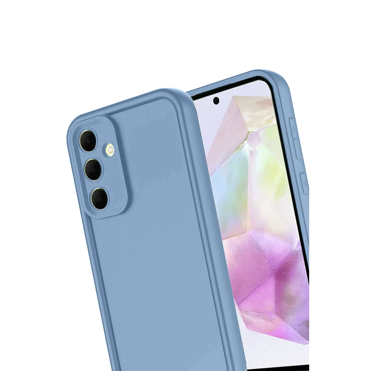 Samsung Galaxy A17 5G Viera Silikon - Mavi
