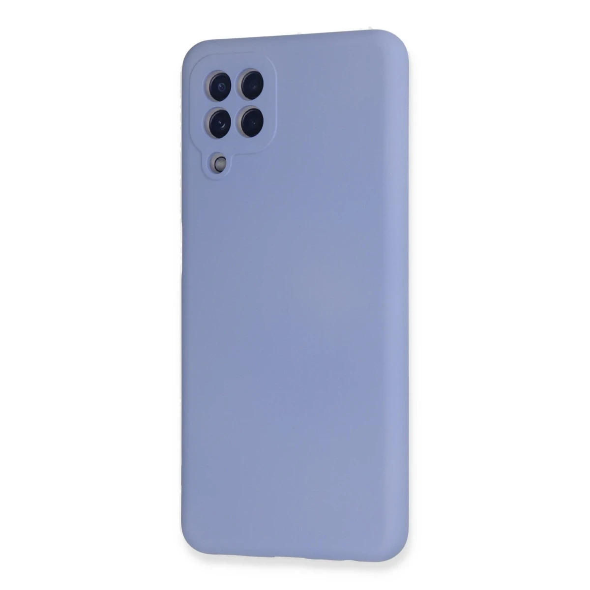 Samsung Galaxy A22 Kılıf Nano içi Kadife Silikon - Lila