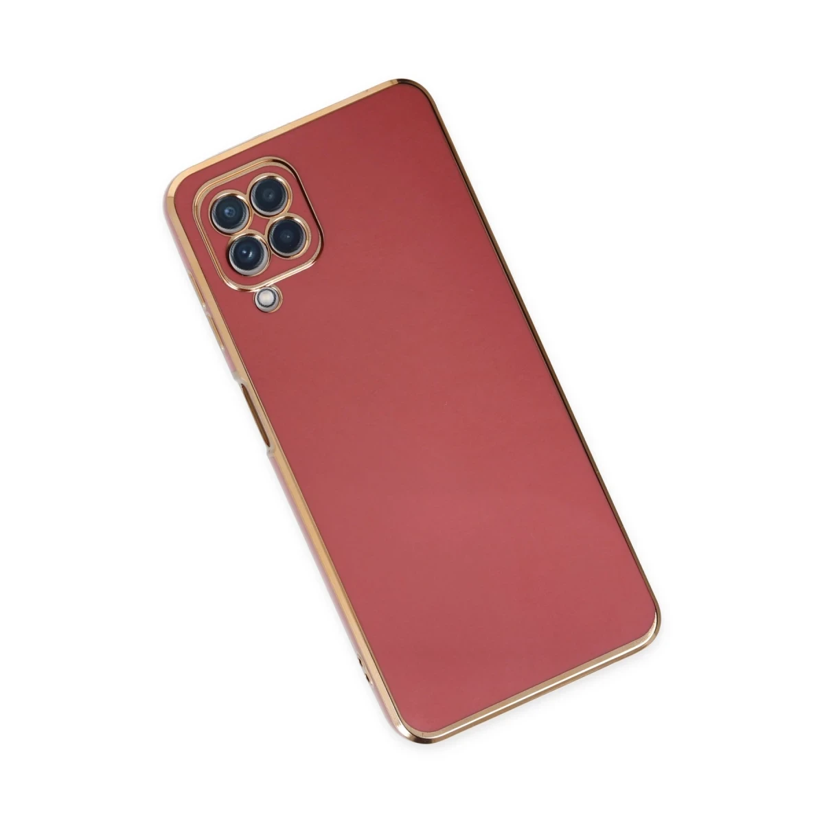 Samsung Galaxy A22 Kılıf Volet Silikon - Kırmızı