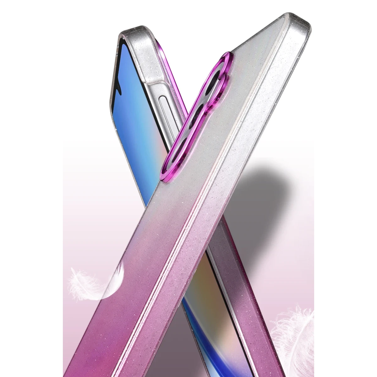 Samsung Galaxy A26 Glossy Kapak - Siyah