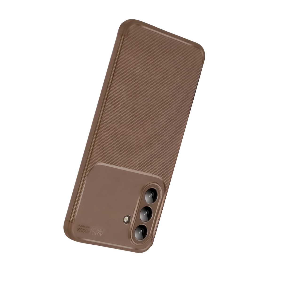 Samsung Galaxy A27 5G Auto Focus Karbon Kapak - Kahverengi