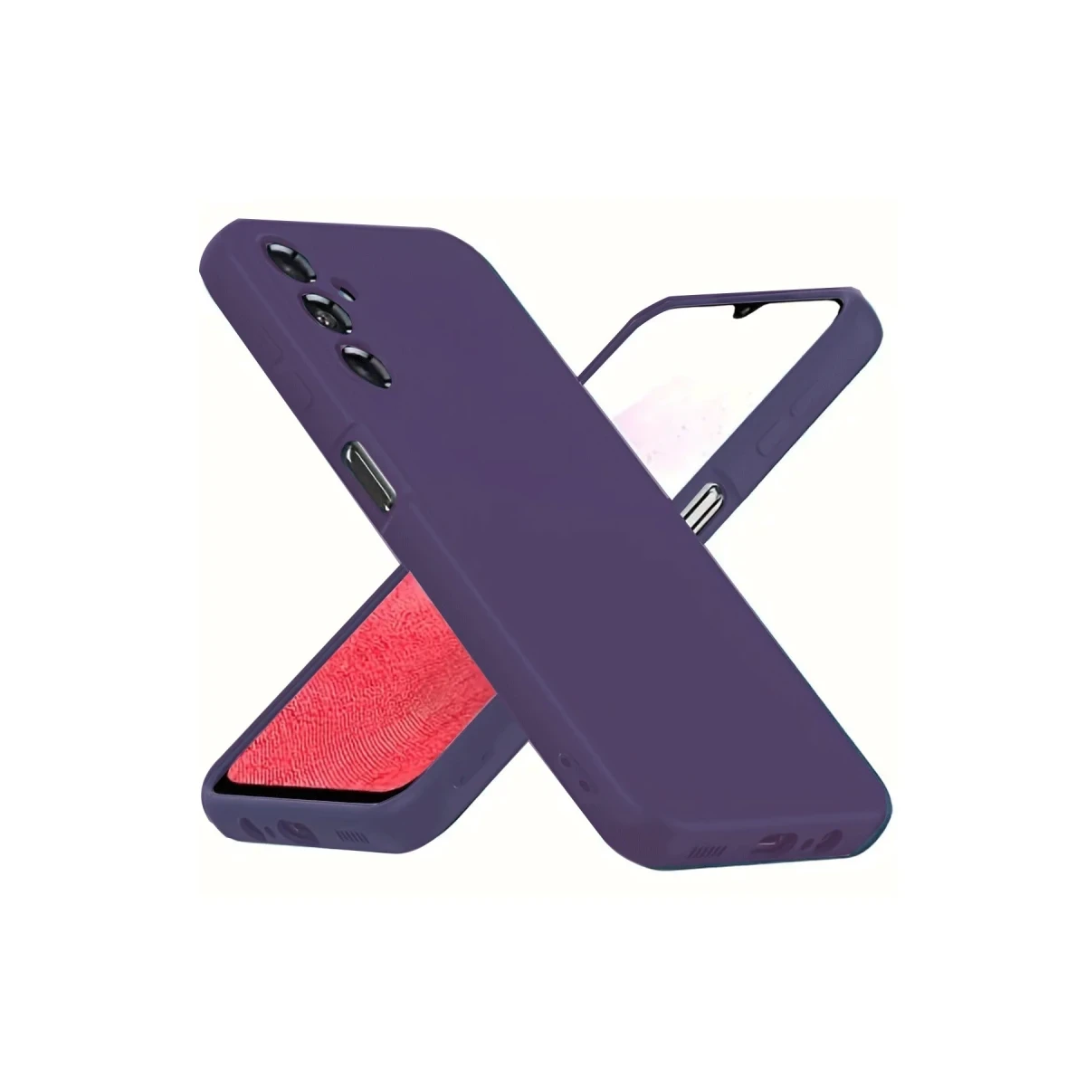 Samsung Galaxy A34 5G Kılıf First Silikon - Mor