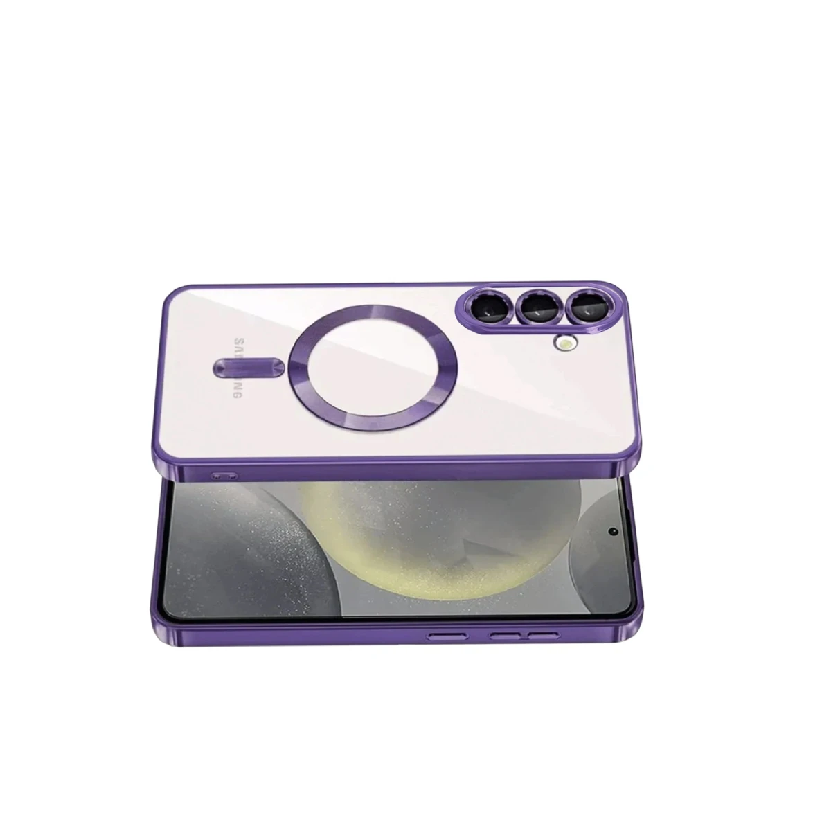 Samsung Galaxy A37 5G Kross Magneticsafe Kapak - Mor
