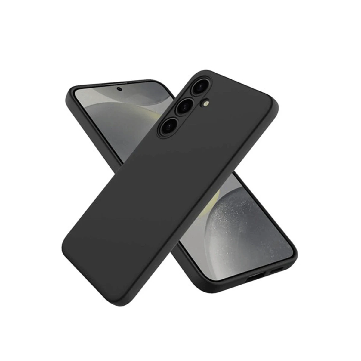 Samsung Galaxy A56 Kılıf First Silikon - Siyah