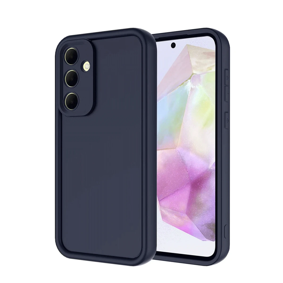 Samsung Galaxy A56 Kılıf Viera Silikon - Lacivert