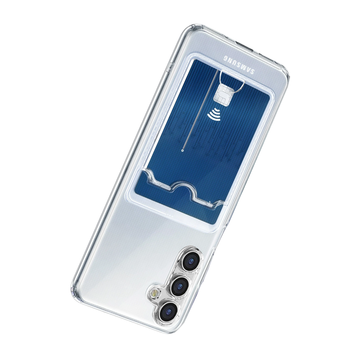 Samsung Galaxy A57 5G Kart Şeffaf Silikon - Şeffaf