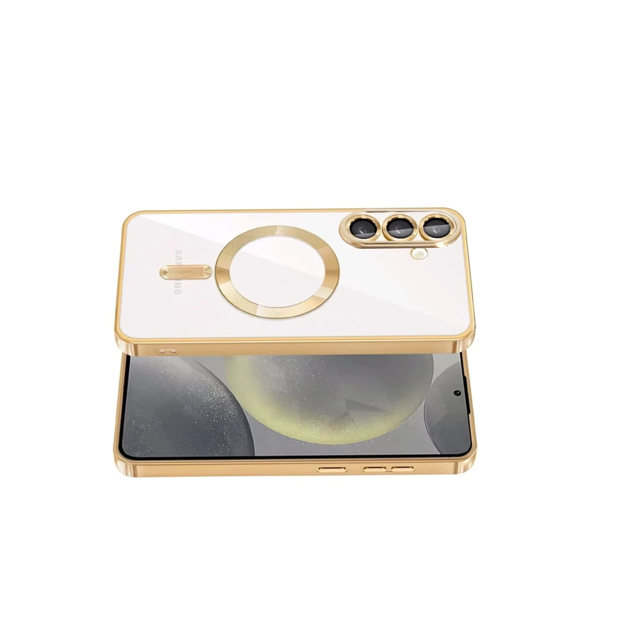 Samsung Galaxy A57 5G Kross Magneticsafe Kapak - Gold