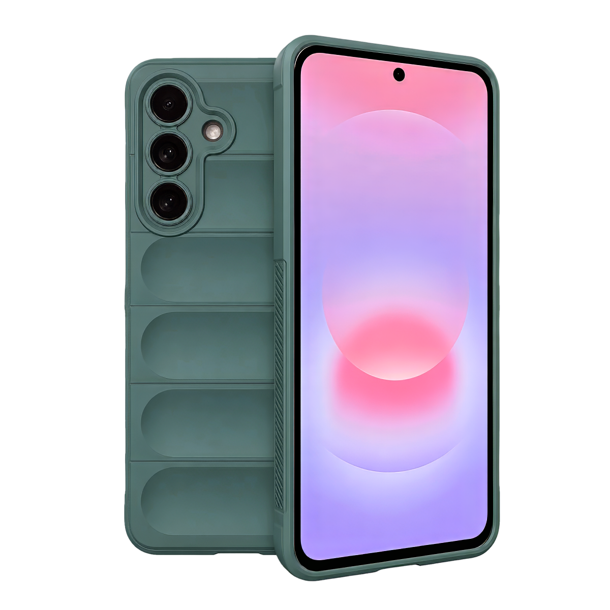 Samsung Galaxy A57 5G Optimum Silikon - Koyu Yeşil