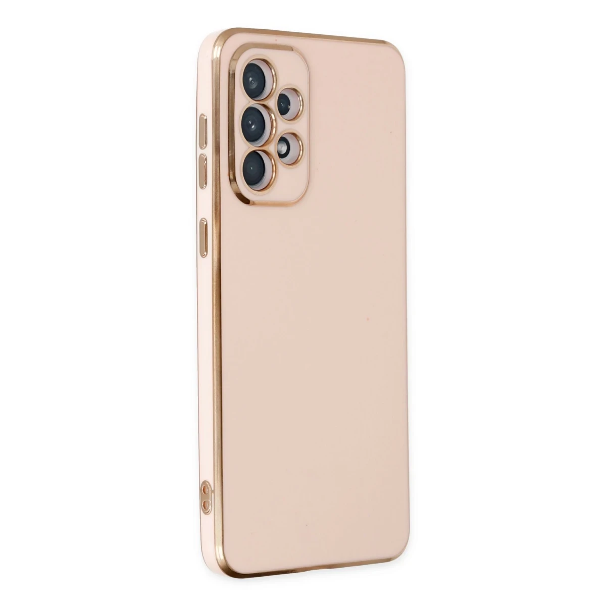 Samsung Galaxy A73 5G Kılıf Volet Silikon - Pembe