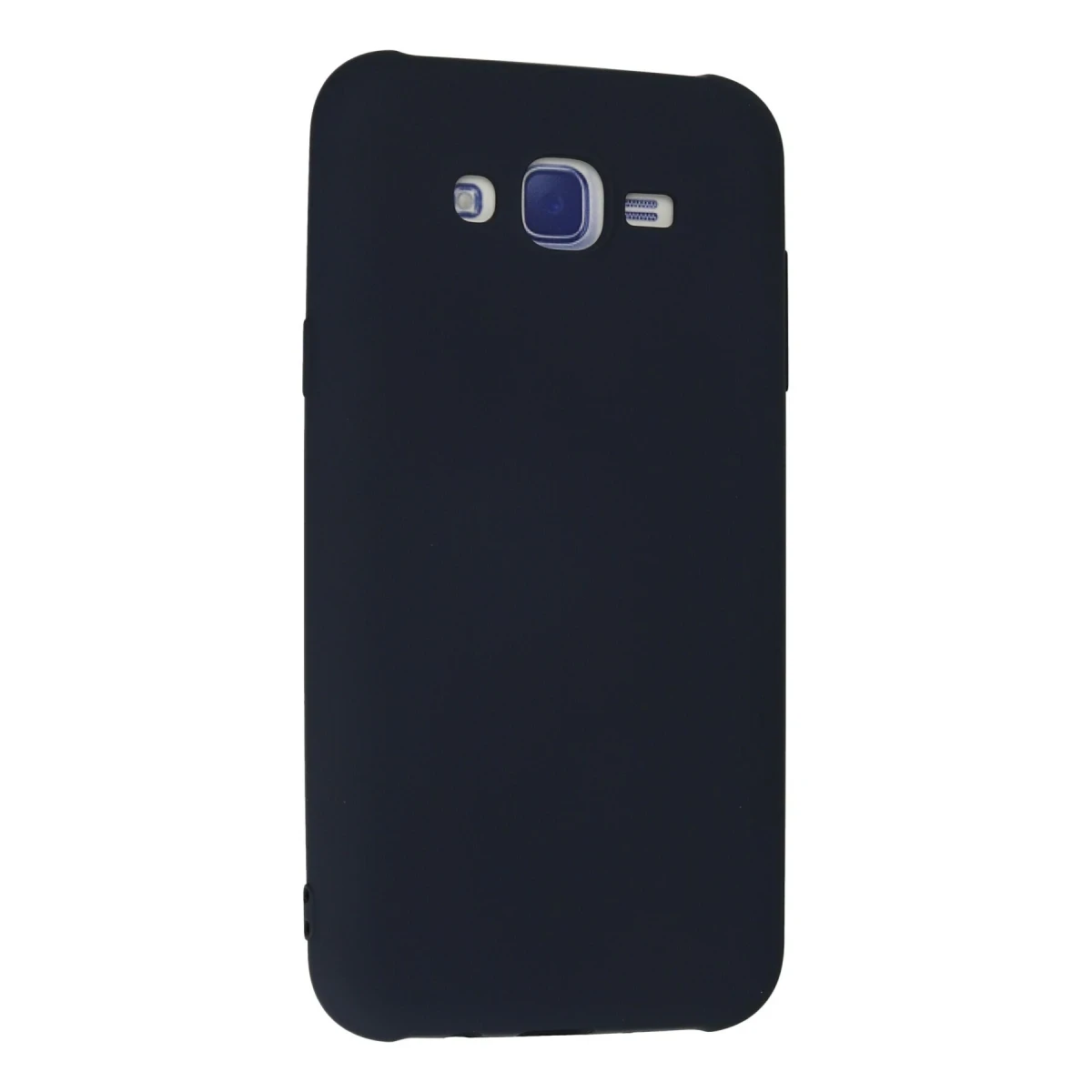 Samsung Galaxy J7 Kılıf Nano içi Kadife Silikon - Lacivert