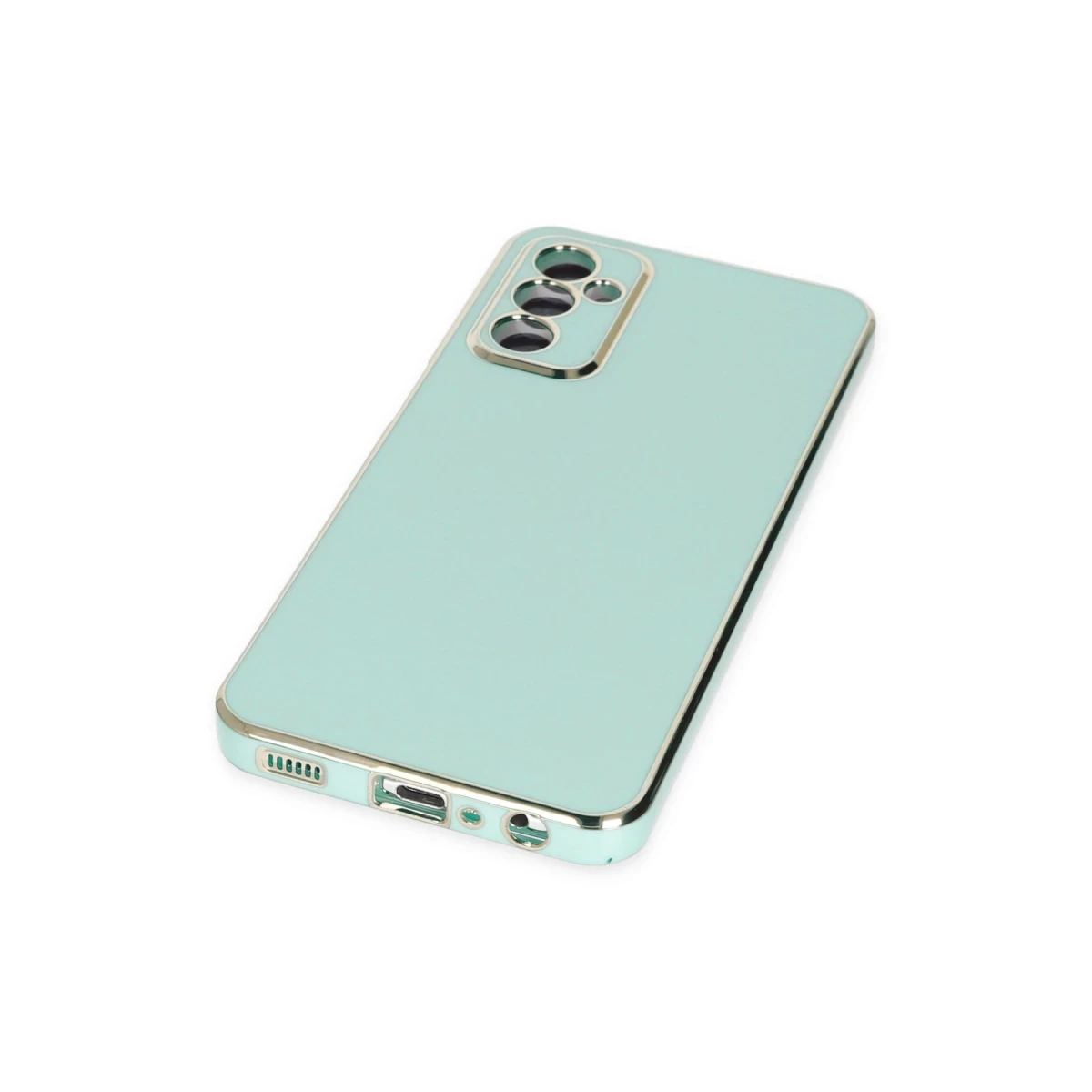 Samsung Galaxy M23 Kılıf Volet Silikon - Açık Yeşil
