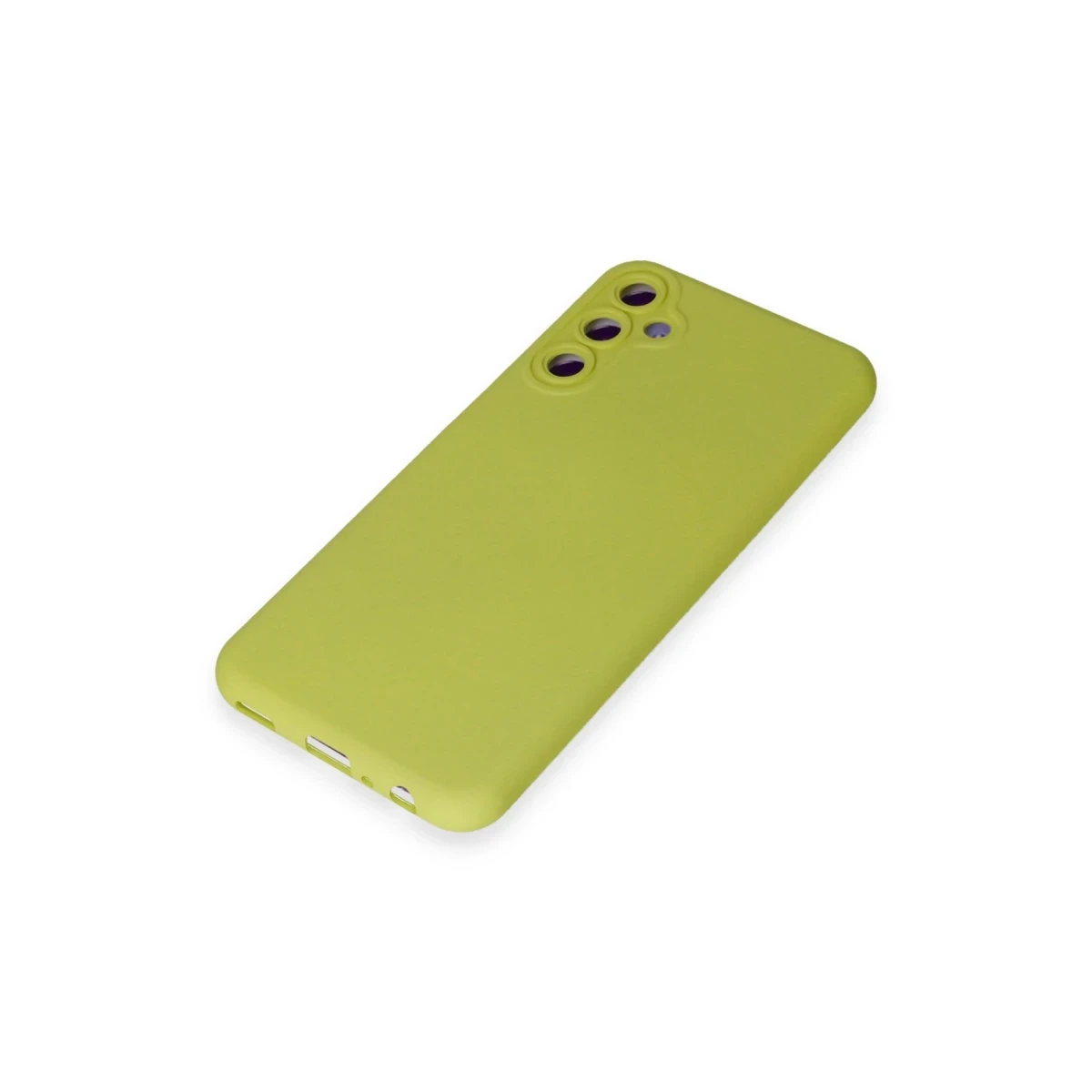 Samsung Galaxy M34 5G Kılıf Nano içi Kadife Silikon - Sarı