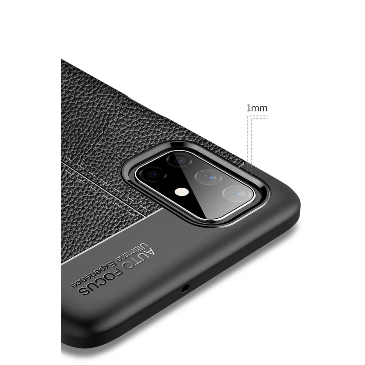 Samsung Galaxy M51 Kılıf Auto Focus Kapak - Siyah