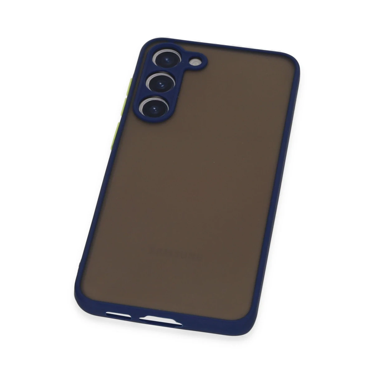 Samsung Galaxy S23 Kılıf Montreal Silikon Kapak - Lacivert