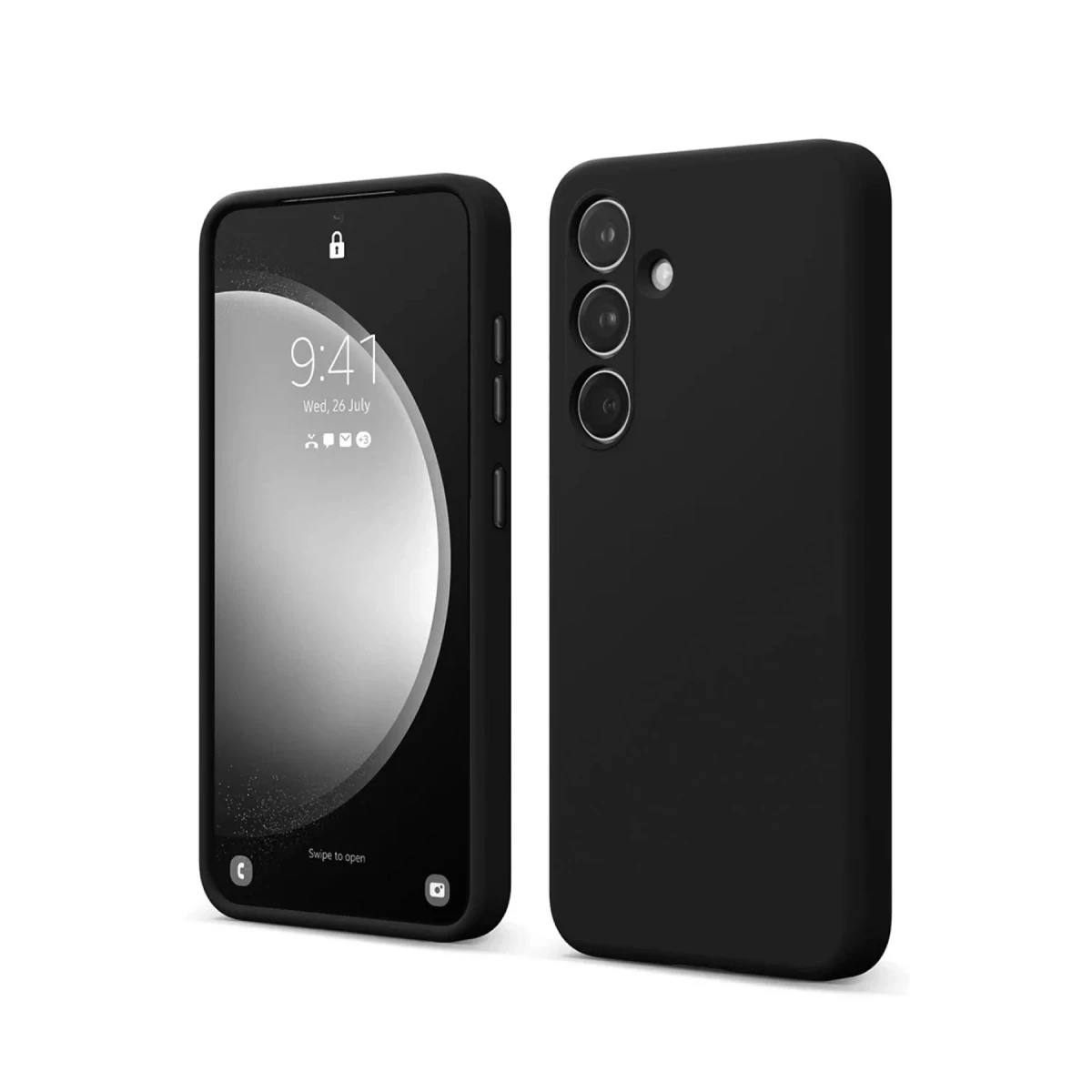 Samsung Galaxy S24 FE Kılıf First Silikon - Siyah