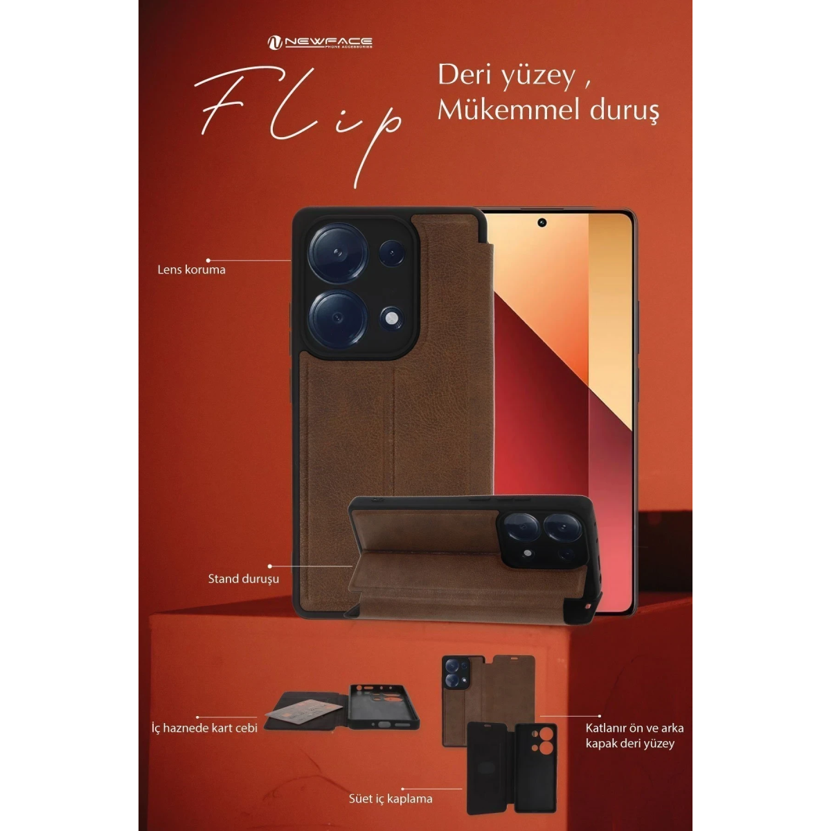 Samsung Galaxy S25 Edge Flip Cover - Koyu Yeşil