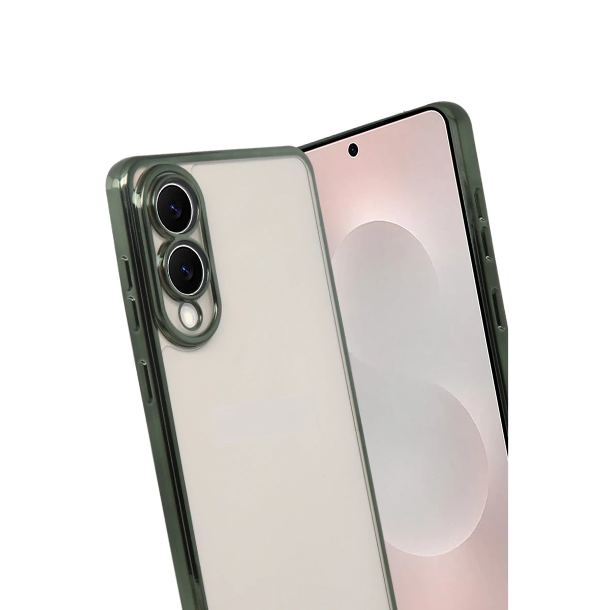 Samsung Galaxy S25 Edge Razer Lensli Silikon - Yeşil